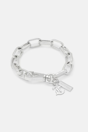 Juicy Couture Chain JC Bracelet Srebrne | JC-SN652357