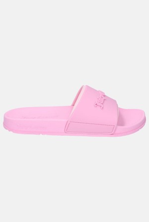 Juicy Couture Embossed Sliders Roze | JC-SN652205