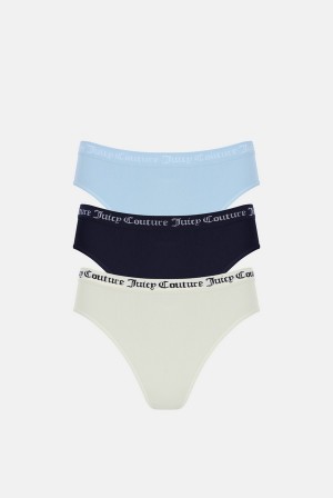 Juicy Couture Flat Knit Seamless Mid-rise Brief Pack X3 Visebojne | JC-SN652233