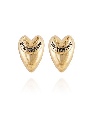 Juicy Couture Heart Stud Earrings Zlatne | JC-SN651896