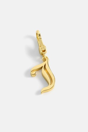 Juicy Couture J' Initial Charm Zlatne | JC-SN652399