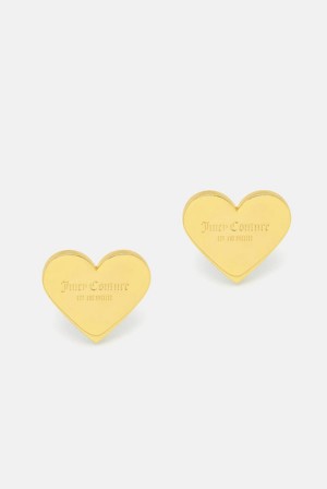 Juicy Couture Mini Heart Stud Earrings Zlatne | JC-SN652370