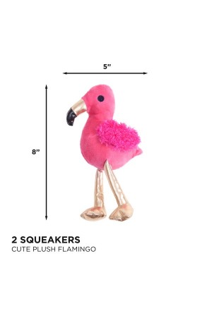 Juicy Couture Pet Flamingo Squeaky Toy Roze | JC-SN652308