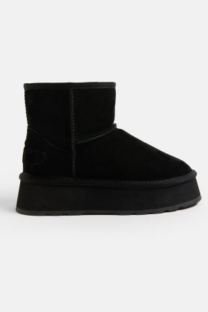 Juicy Couture Suede Short Flatform Boot Crne | JC-SN652187