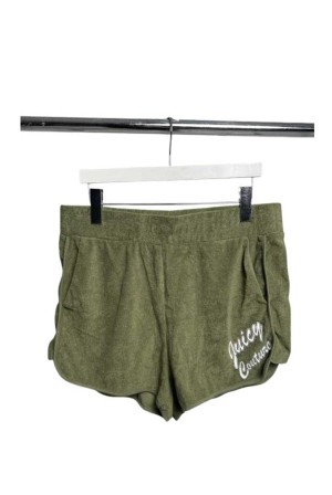 Juicy Couture Terry Logo Retro Shorts—rejuiced Zelene | JC-SN651808