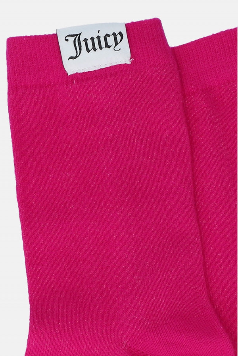 Juicy Couture 3 Pack Flag Label Sock Visebojne | JC-SN652323