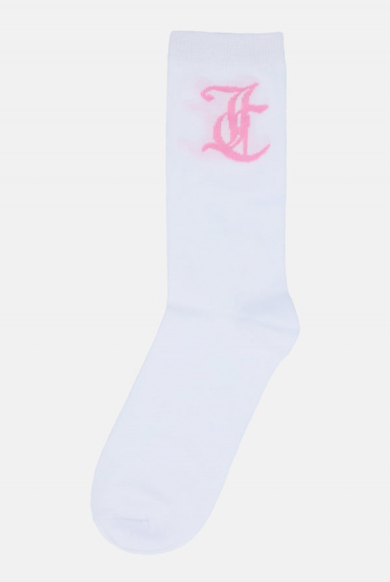 Juicy Couture 3 Pack Lettuce Hem Crew Socks Visebojne | JC-SN652318