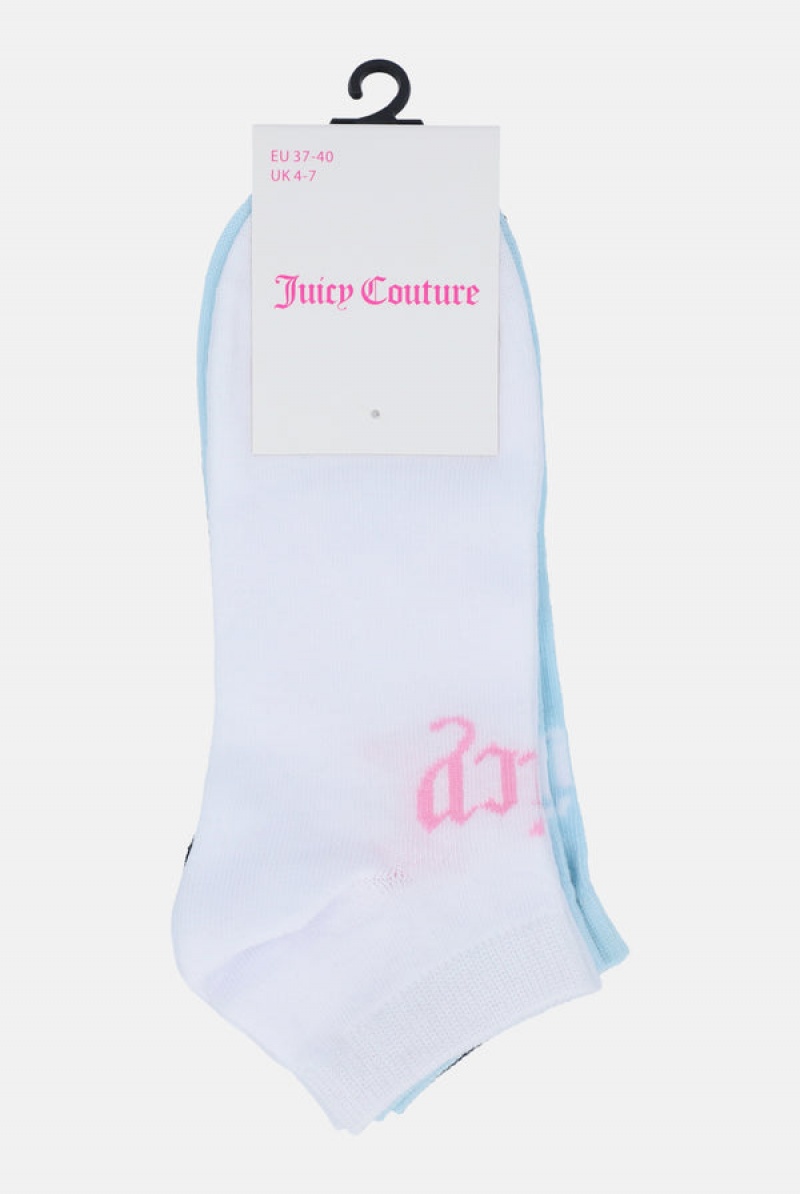 Juicy Couture 3 Pack Stripe Trainer Liners Visebojne | JC-SN652322