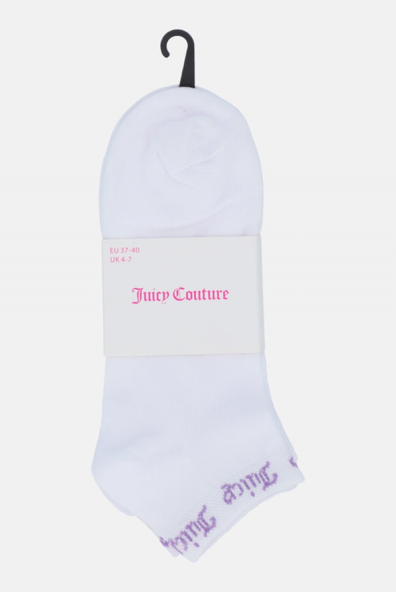 Juicy Couture 3 Pack Top Logo Trainer Liners 3 Pack Visebojne | JC-SN652320