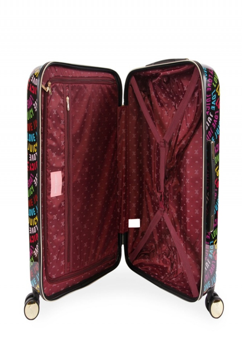 Juicy Couture 3-piece Hardside Spinner Luggage Set Visebojne | JC-SN651916