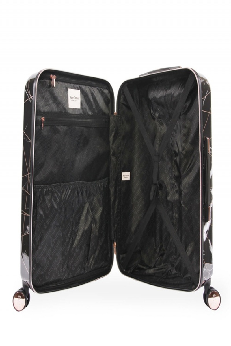 Juicy Couture 3-piece Hardside Spinner Luggage Set Crne | JC-SN651918