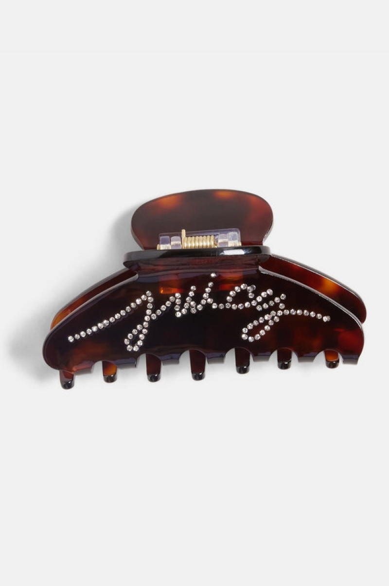 Juicy Couture Amber Diamante Script Claw Hair Clip Visebojne | JC-SN652335