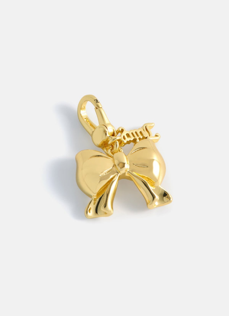 Juicy Couture Bow Charm Zlatne | JC-SN652393