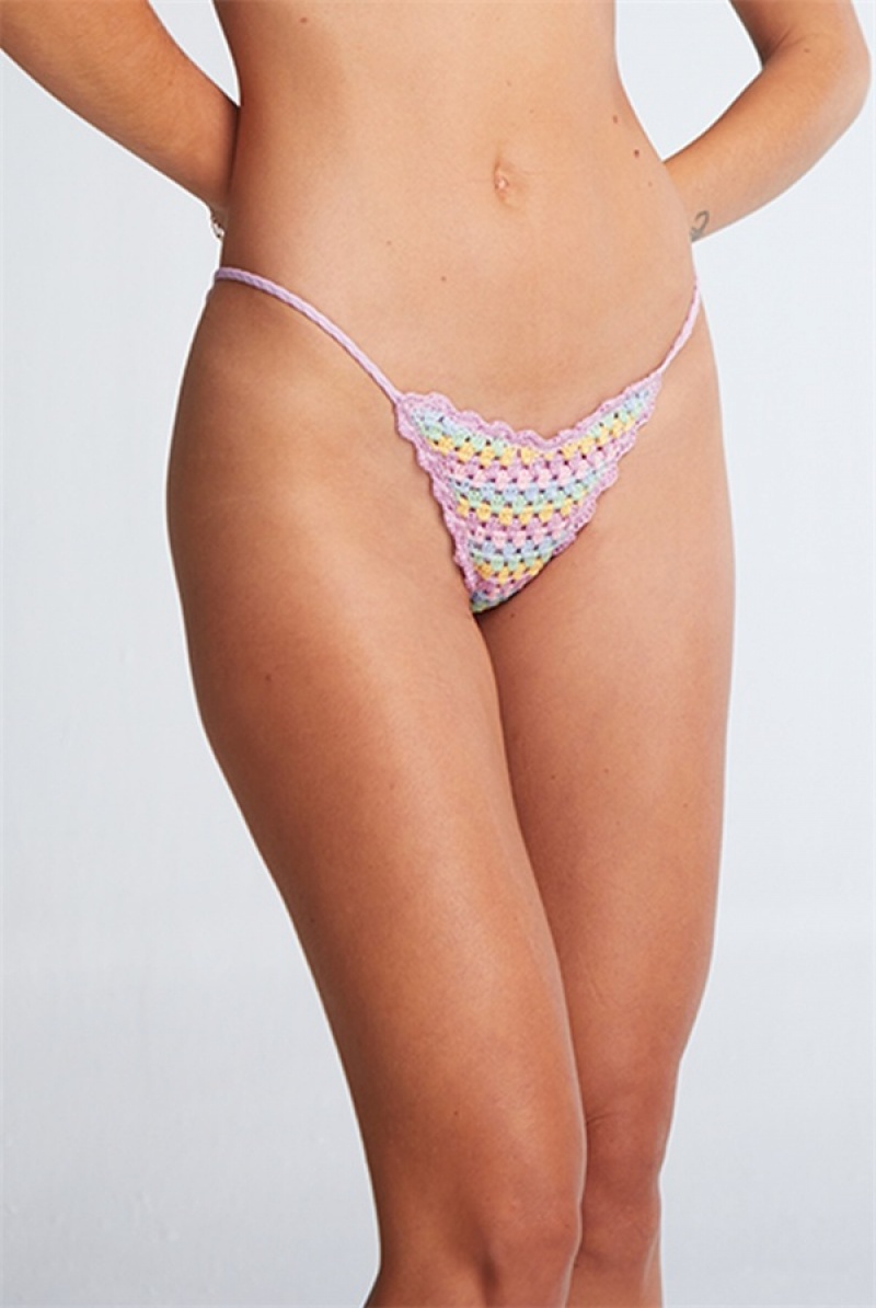 Juicy Couture Capittana Beatriz Bikini Bottom Ljubičaste | JC-SN651874