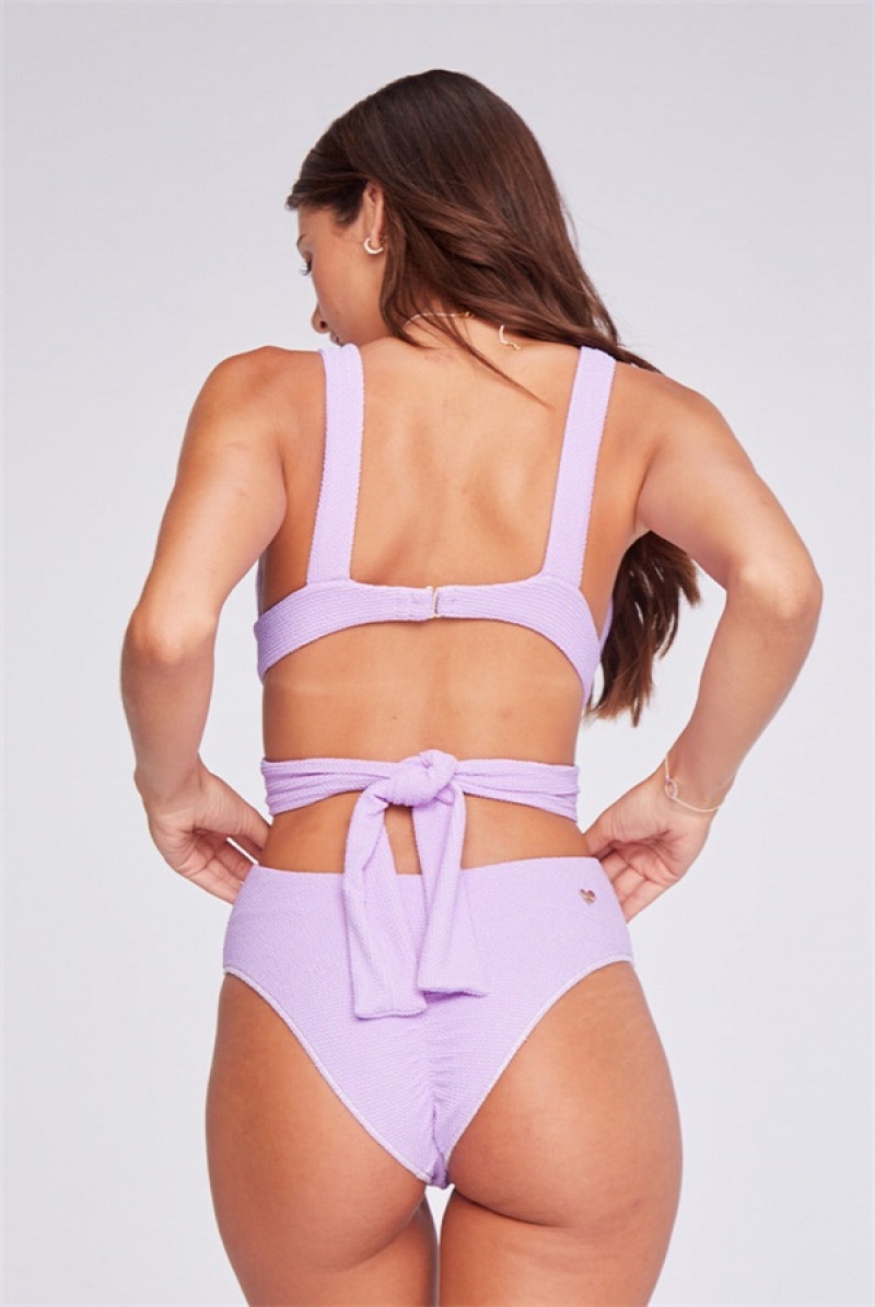 Juicy Couture Capittana Cristina One Piece Ljubičaste | JC-SN651885