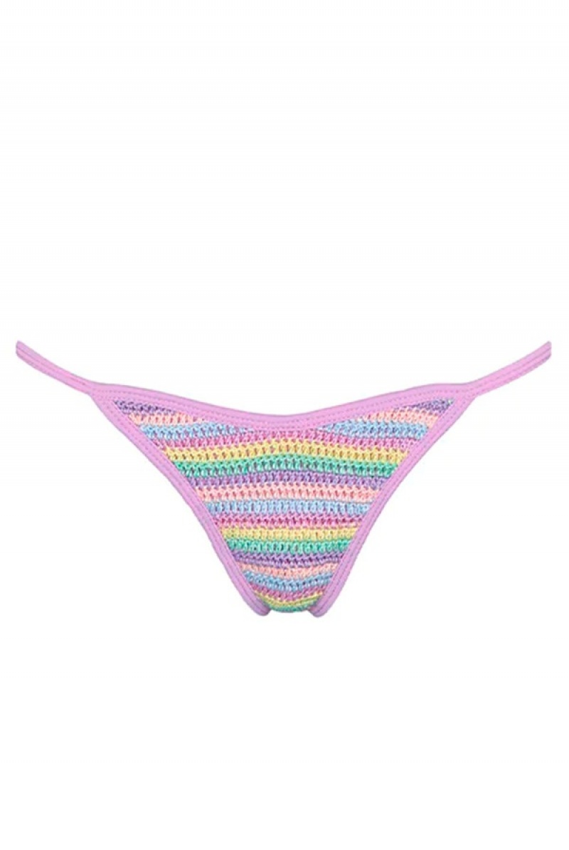 Juicy Couture Capittana Cuba Bikini Bottom Ljubičaste | JC-SN651873