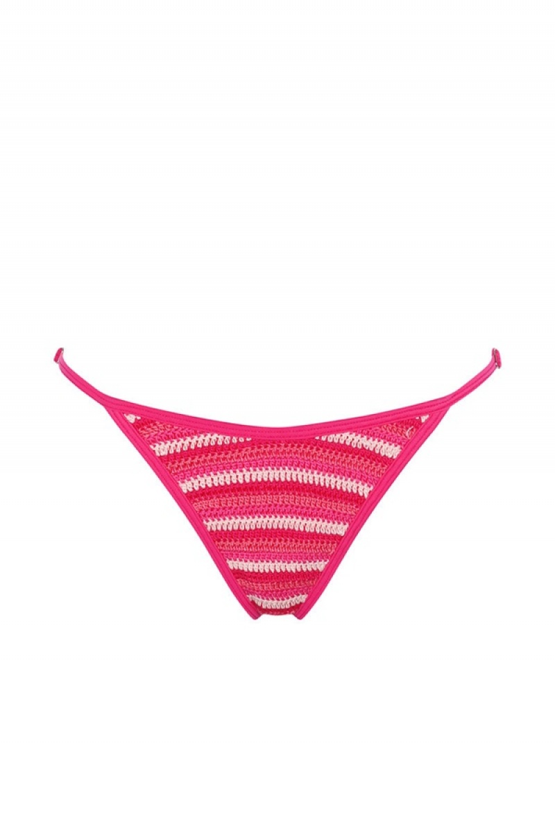 Juicy Couture Capittana Cuba Bikini Bottom Roze | JC-SN651877