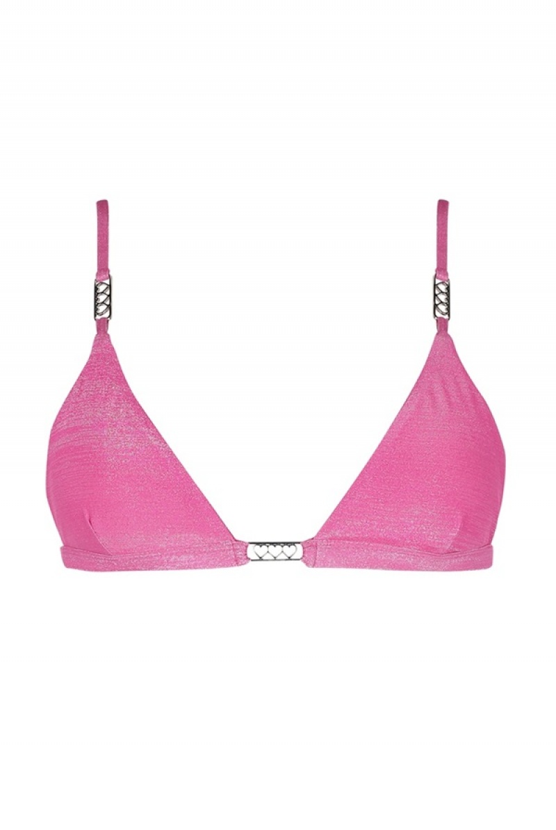 Juicy Couture Capittana Dalia Bikini Top Fuksije | JC-SN651857