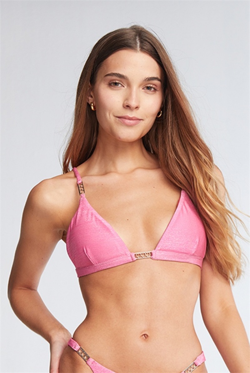 Juicy Couture Capittana Dalia Bikini Top Fuksije | JC-SN651857