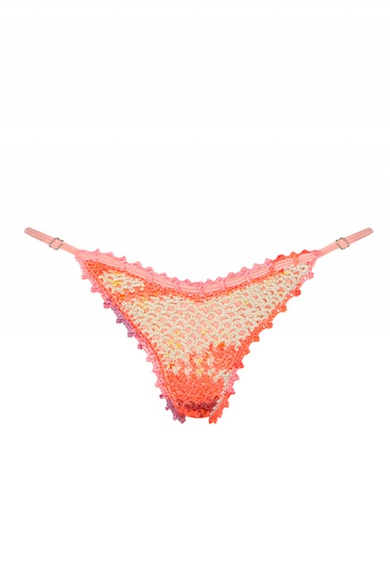 Juicy Couture Capittana Kendall Bikini Bottom Svijetlo Roze | JC-SN651875