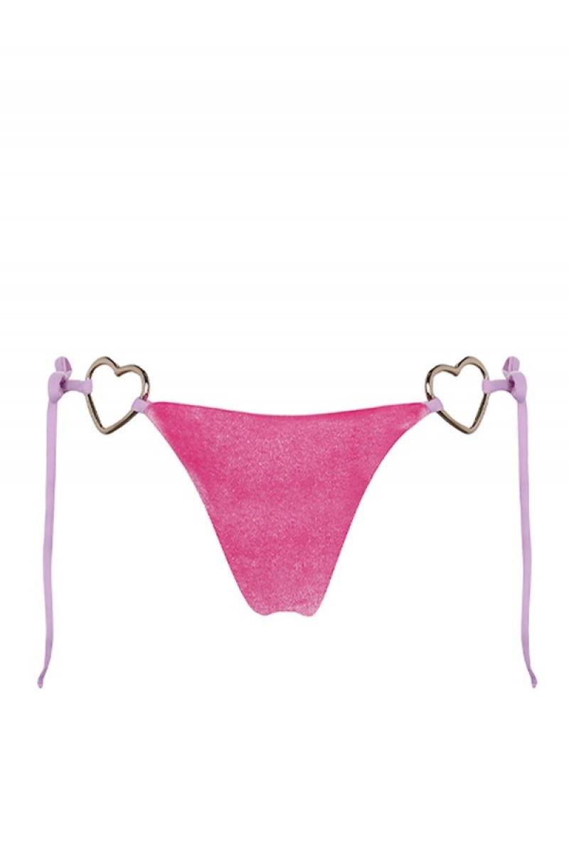 Juicy Couture Capittana Monica Bikini Bottom Fuksije | JC-SN651879