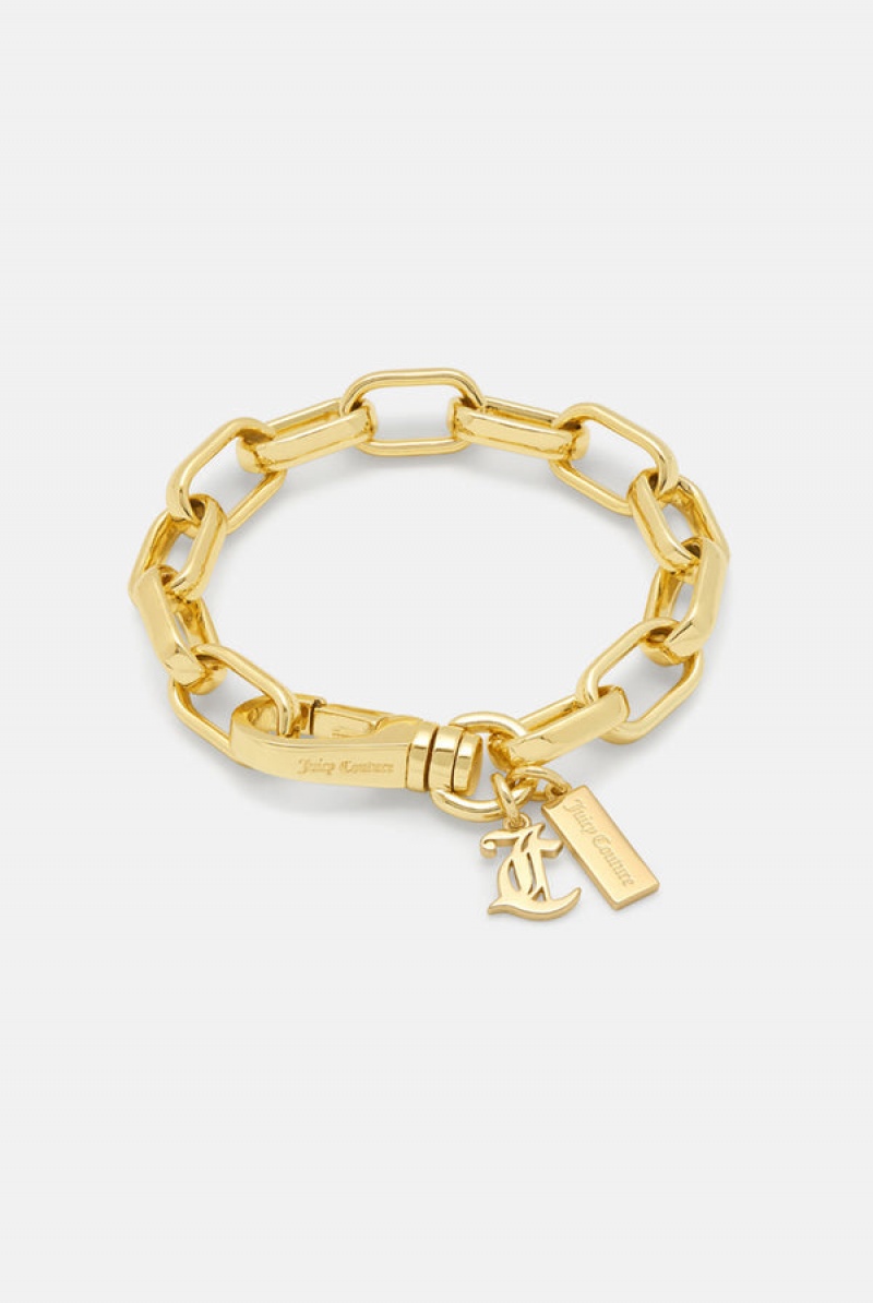 Juicy Couture Chain JC Bracelet Zlatne | JC-SN652356