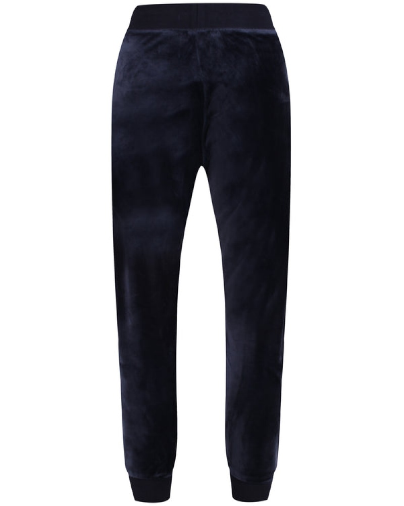 Juicy Couture Classic Velour Cuffed Jogger Tamnoplave | JC-SN652011