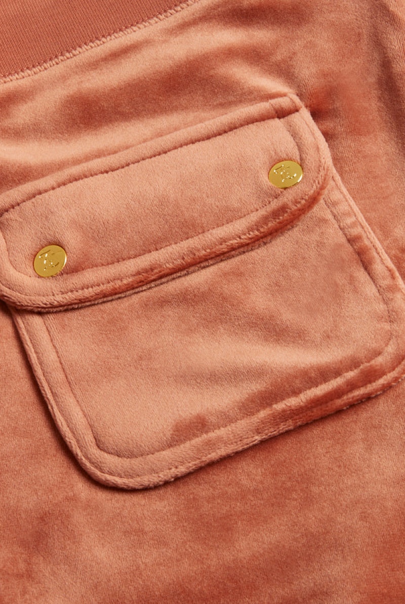 Juicy Couture Classic Velour Del Ray Pocketed Bottoms Bakrene | JC-SN652115