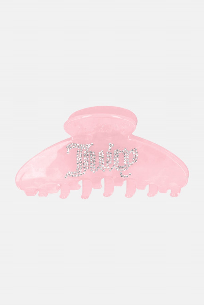 Juicy Couture Diamante Claw Clip Roze | JC-SN652328