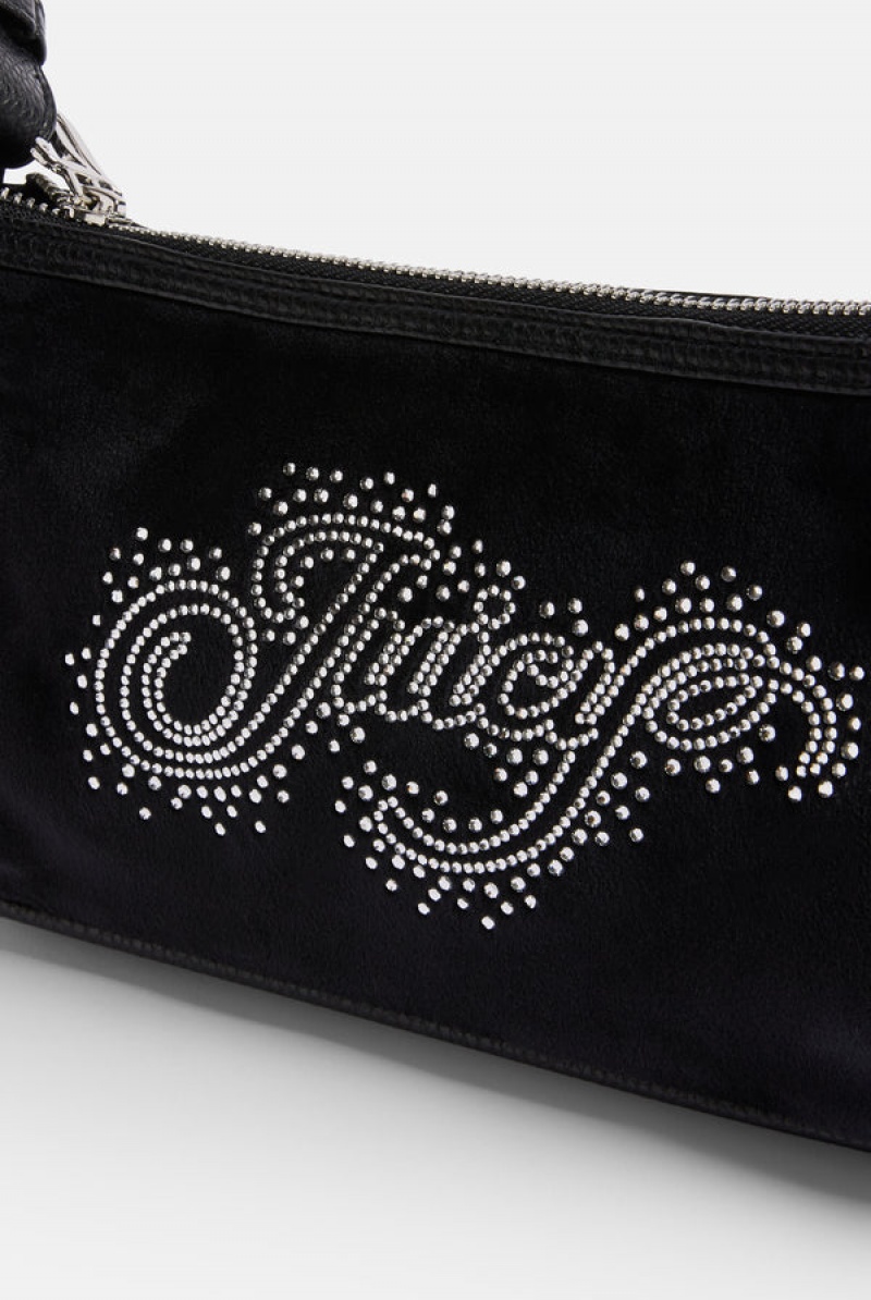 Juicy Couture Diamante Scatter Bag Crne | JC-SN652219