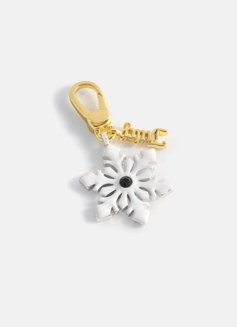 Juicy Couture Enamel Snowflake Charm Zlatne | JC-SN652400