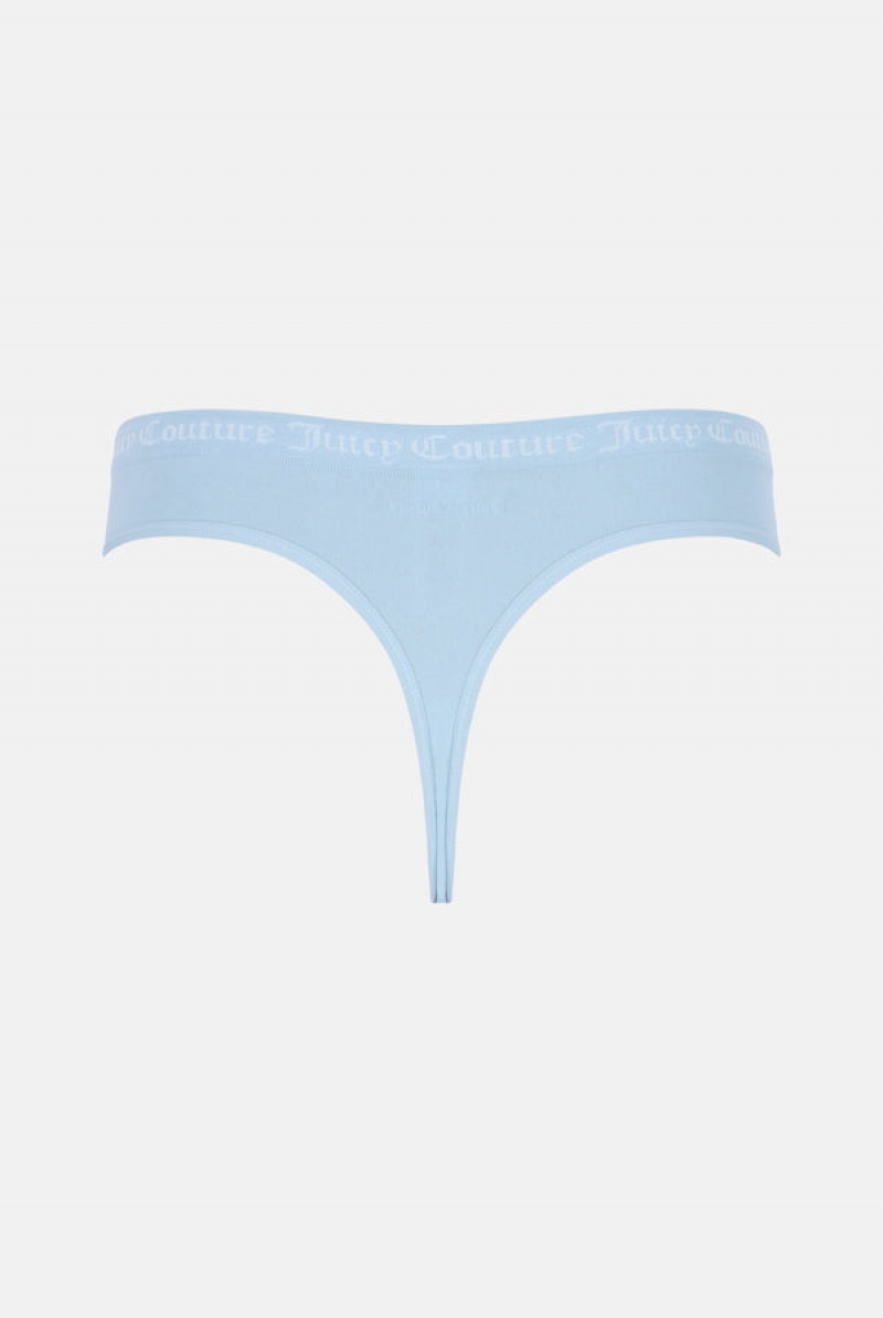 Juicy Couture Flat Knit Seamless Thong Pack X3 Visebojne | JC-SN652235