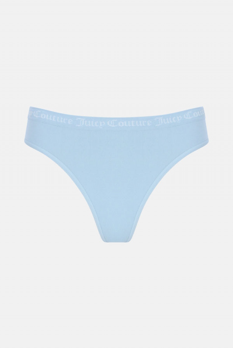 Juicy Couture Flat Knit Seamless Thong Pack X3 Visebojne | JC-SN652235