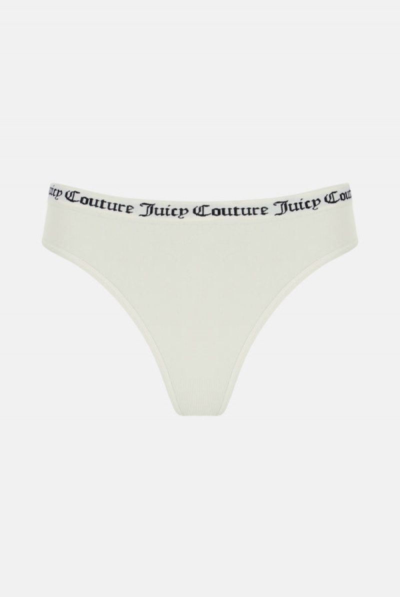 Juicy Couture Flat Knit Seamless Thong Pack X3 Visebojne | JC-SN652235