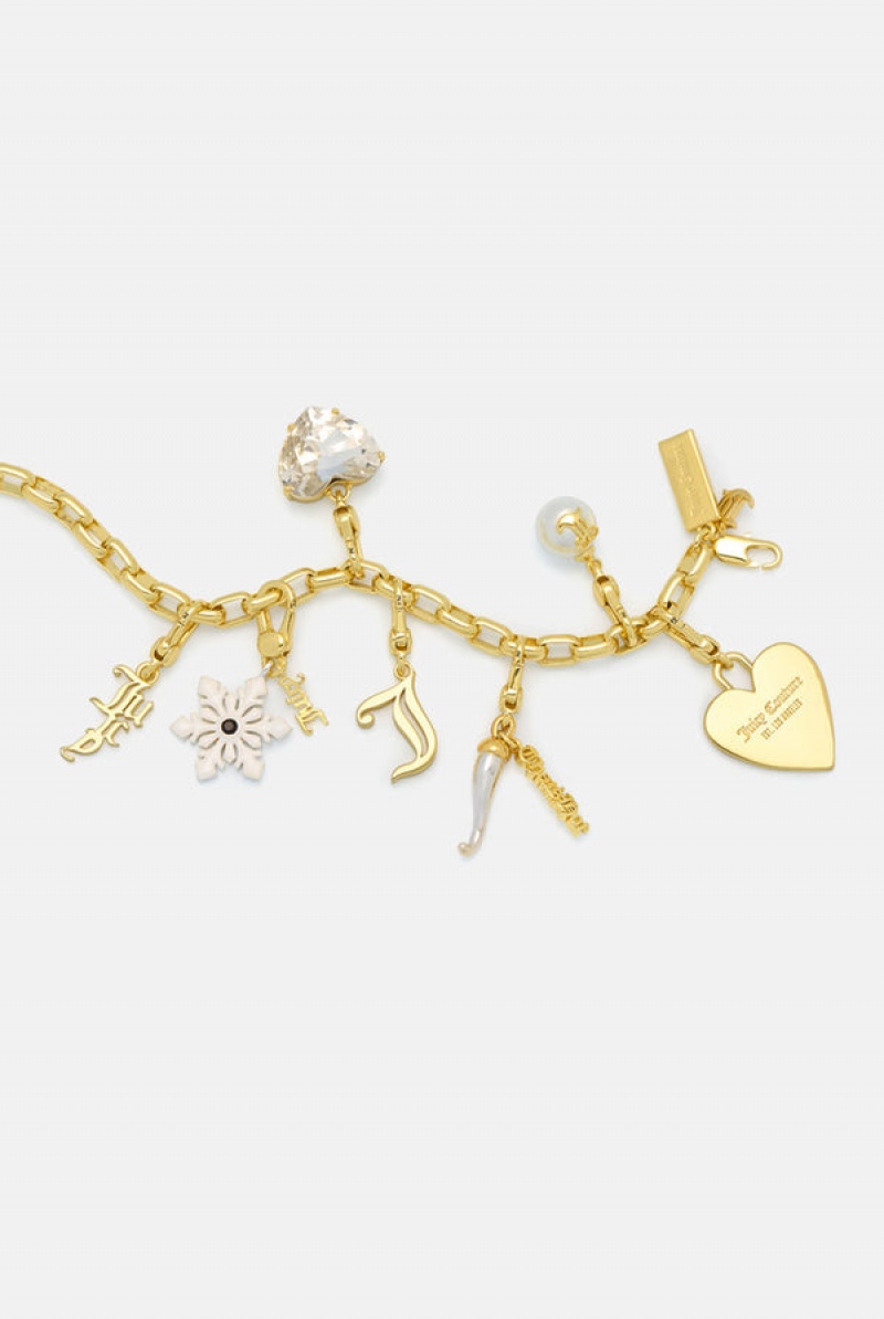 Juicy Couture JC Charm Bracelet Zlatne | JC-SN652404