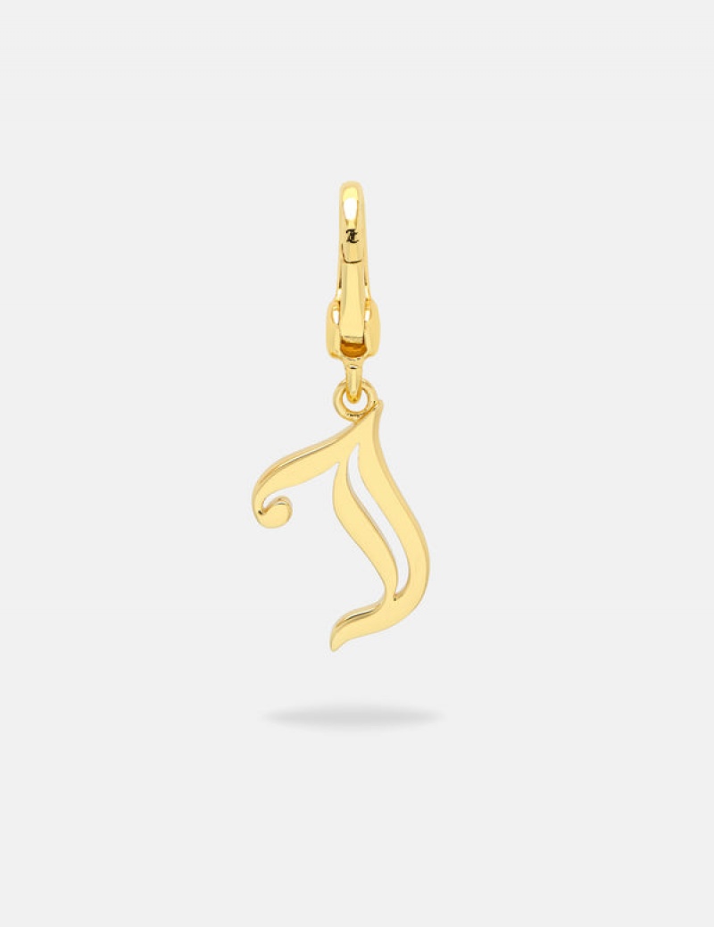 Juicy Couture J' Initial Charm Zlatne | JC-SN652399