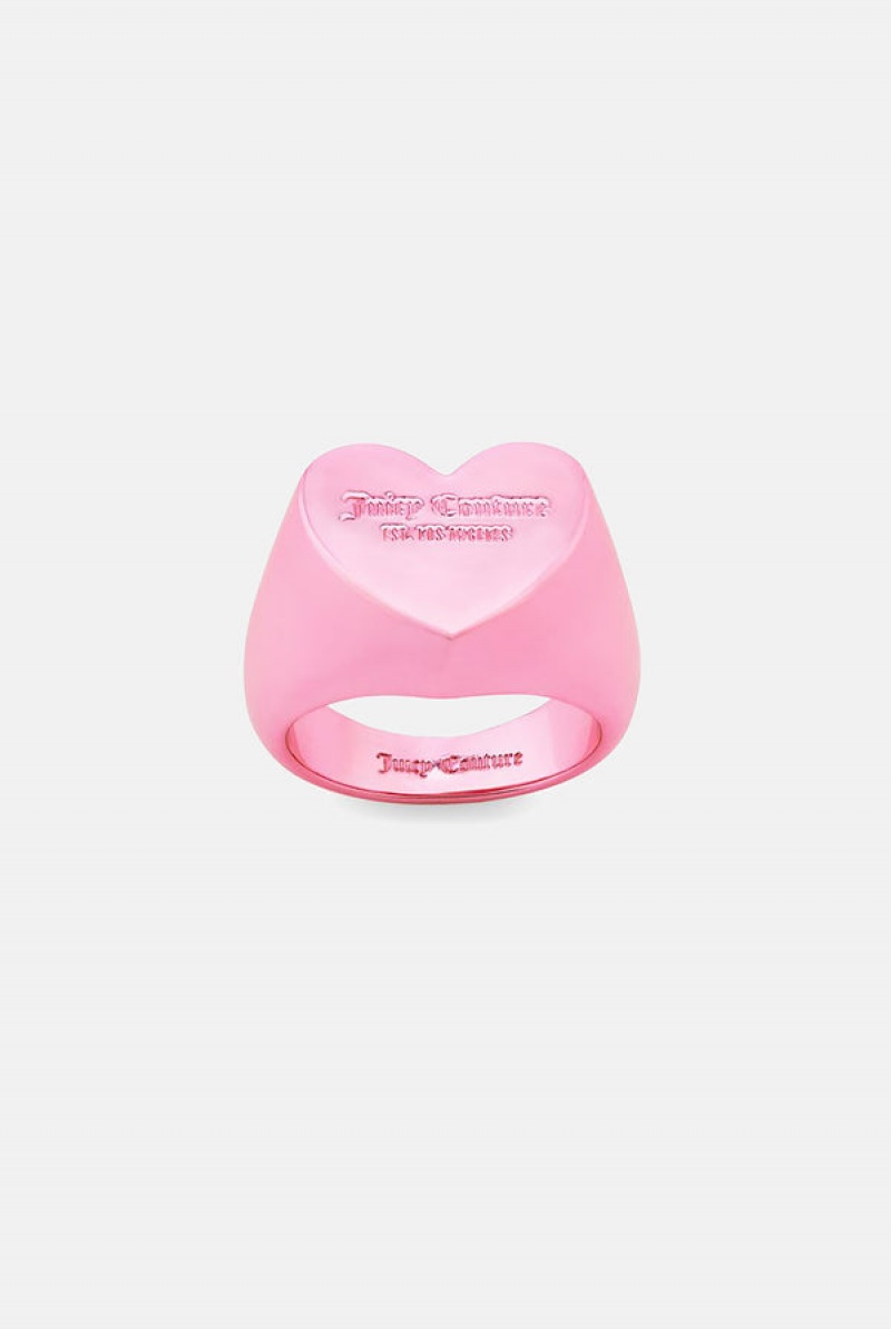 Juicy Couture Juicy Couture Heart Ring Roze | JC-SN652373