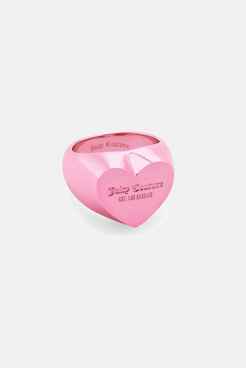 Juicy Couture Juicy Couture Heart Ring Roze | JC-SN652373