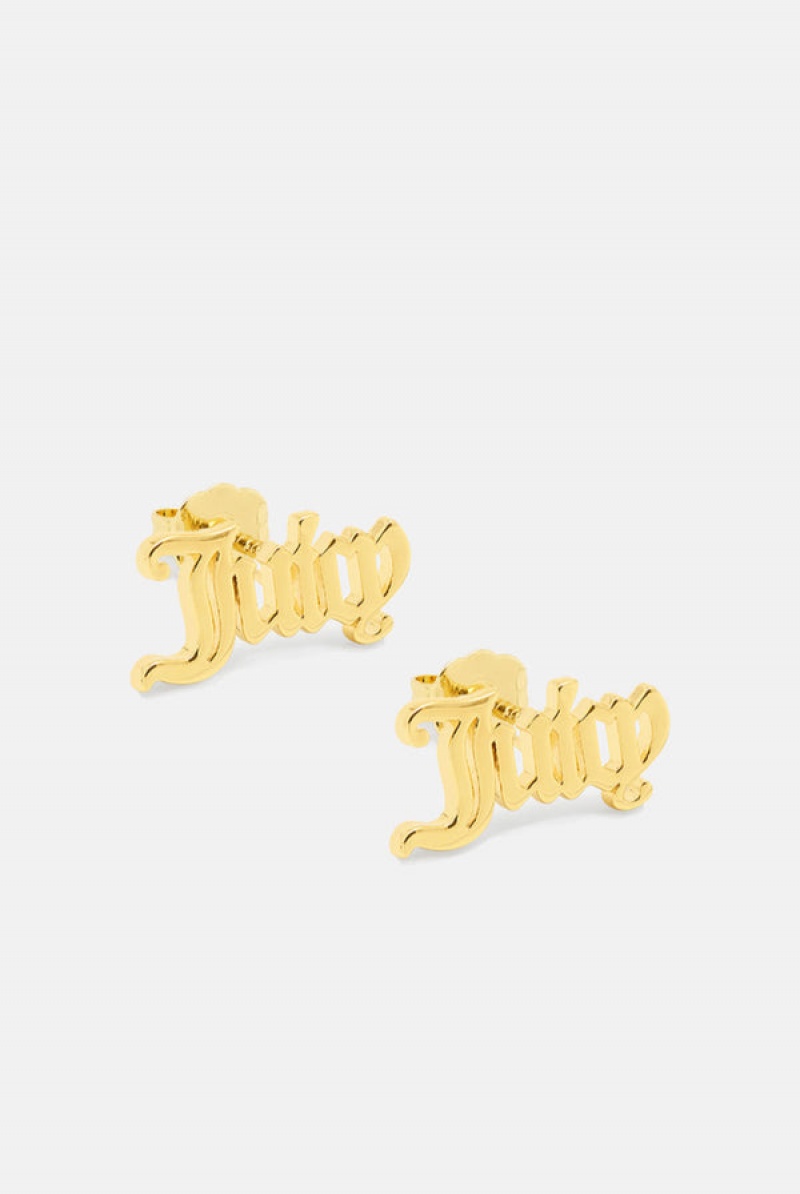 Juicy Couture Juicy Stud Earrings Zlatne | JC-SN652346