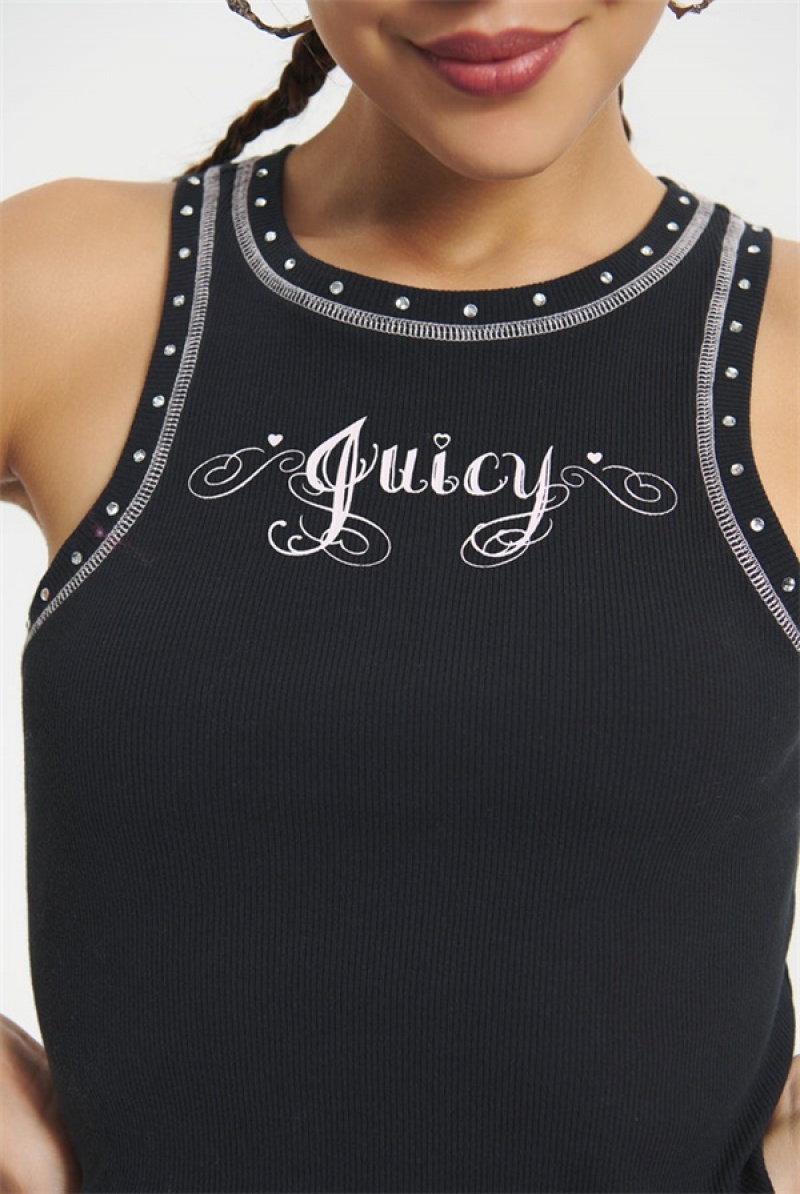 Juicy Couture Juicy Sweetheart Tank Crne | JC-SN651630