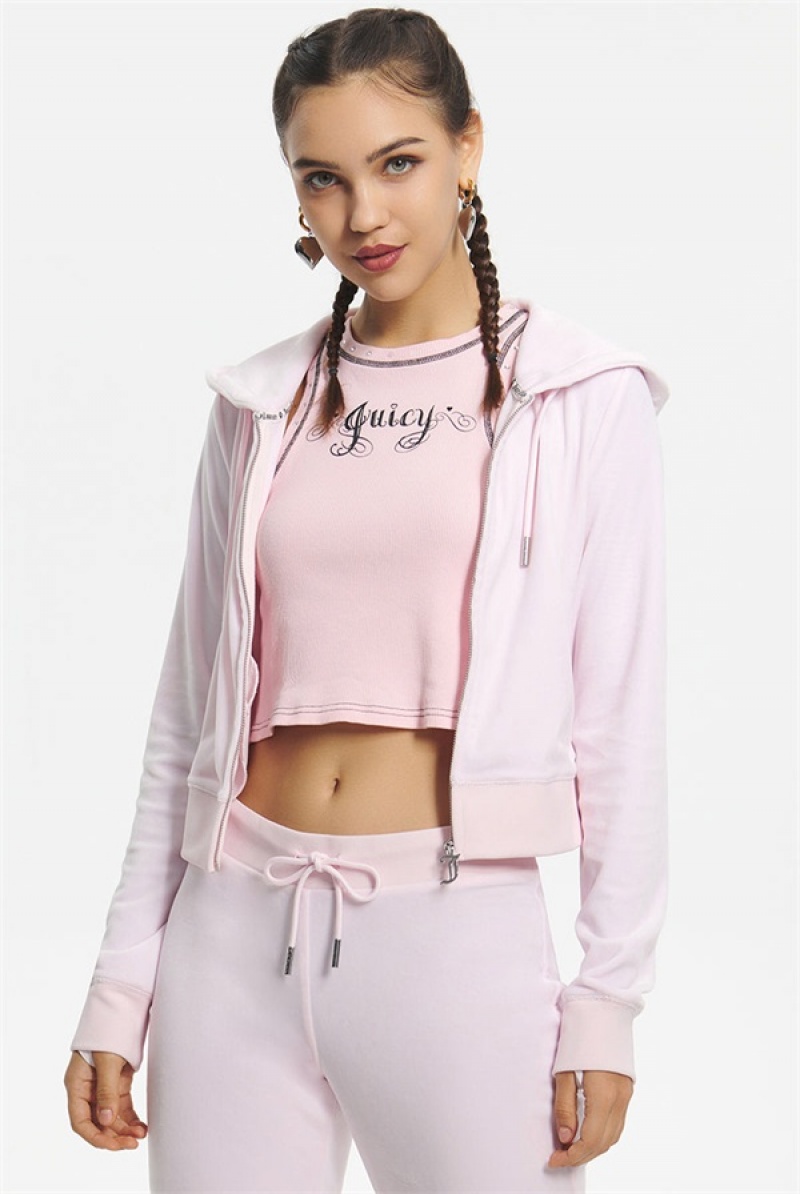 Juicy Couture Juicy Sweetheart Tank Roze | JC-SN651631