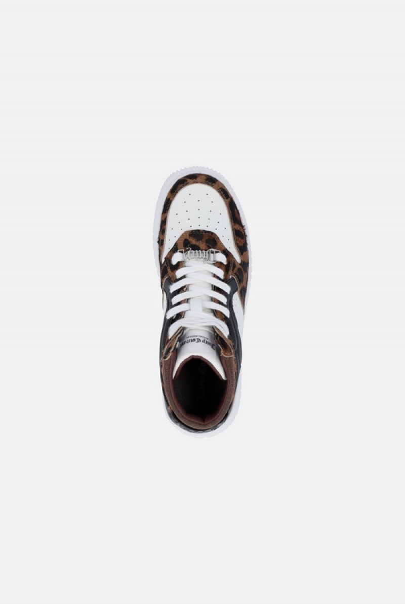 Juicy Couture Leopard Print High Top Sneaker Visebojne | JC-SN652185