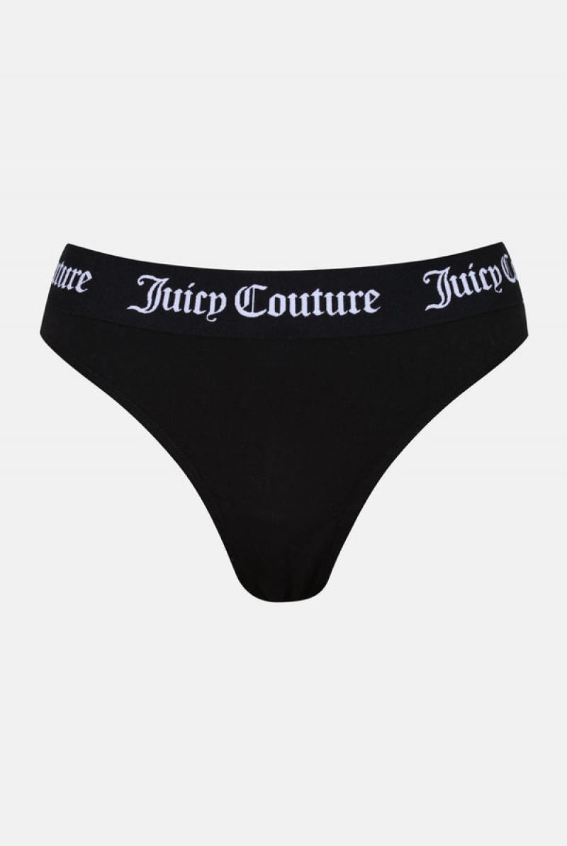 Juicy Couture Pack Cotton Thong Roze | JC-SN652229