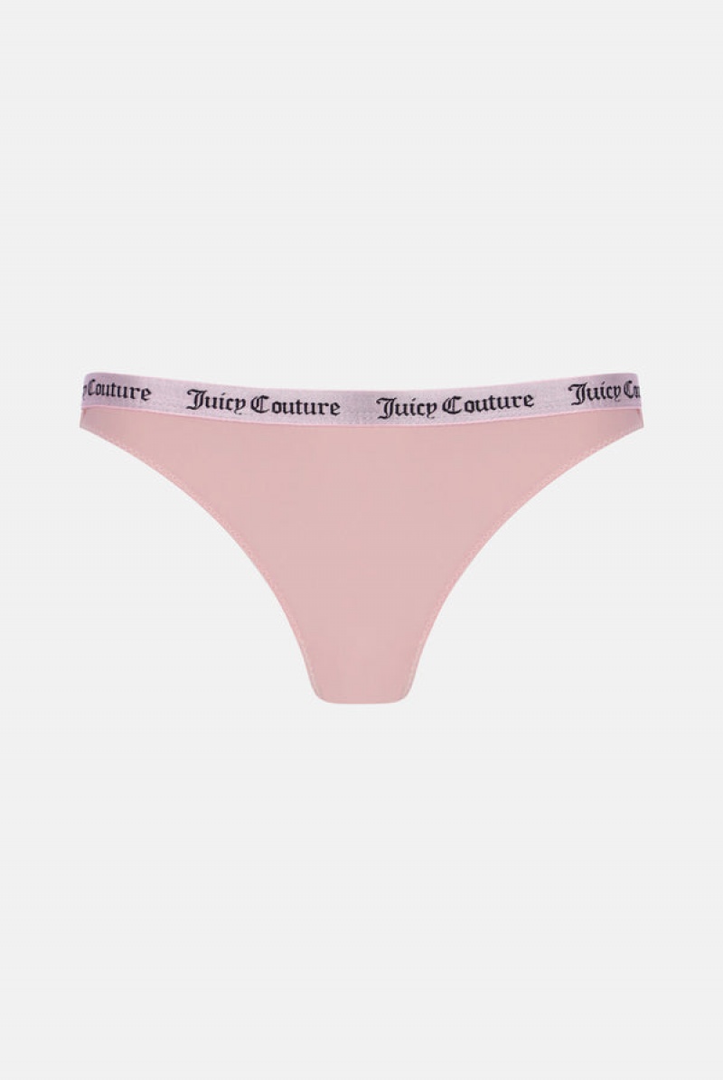 Juicy Couture Pack Of 3 Lace Trim Briefs Visebojne | JC-SN652240