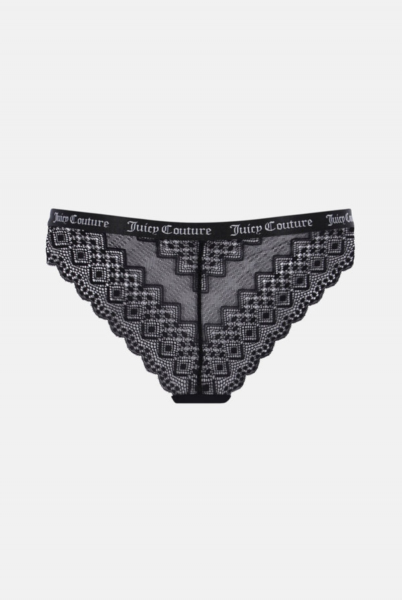 Juicy Couture Pack Of 3 Lace Trim Briefs Visebojne | JC-SN652240