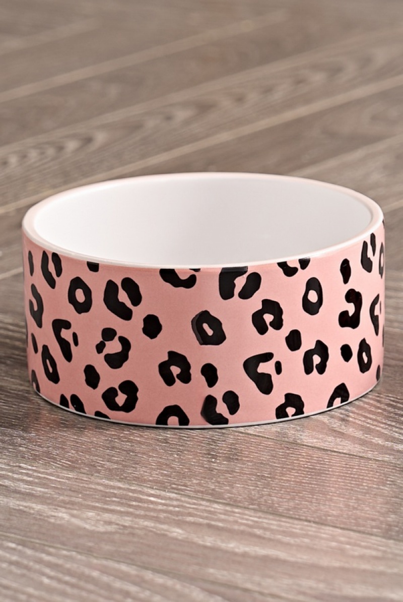 Juicy Couture Pet Set Of 2 Keramičke Bowls Roze | JC-SN652306