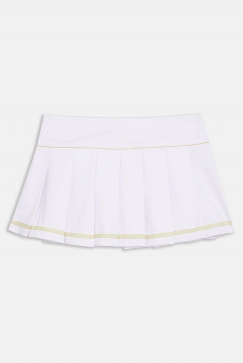 Juicy Couture Plisirana Micro Twill Tennis Skirt Bijele | JC-SN652297