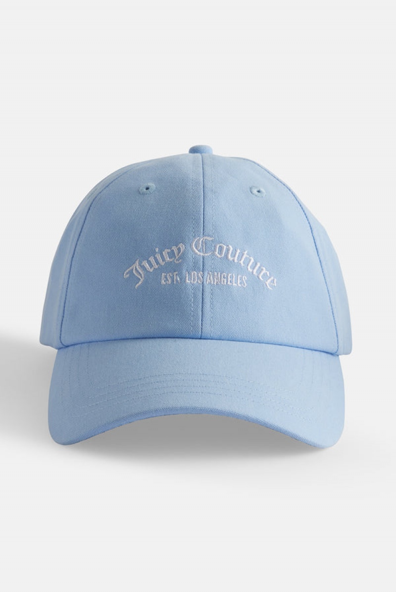 Juicy Couture Recycled Cotton Baseball Cap Plave | JC-SN652343