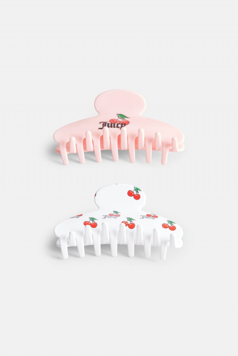 Juicy Couture Set Of 2 Cherry Claw Hair Clips Visebojne | JC-SN652333