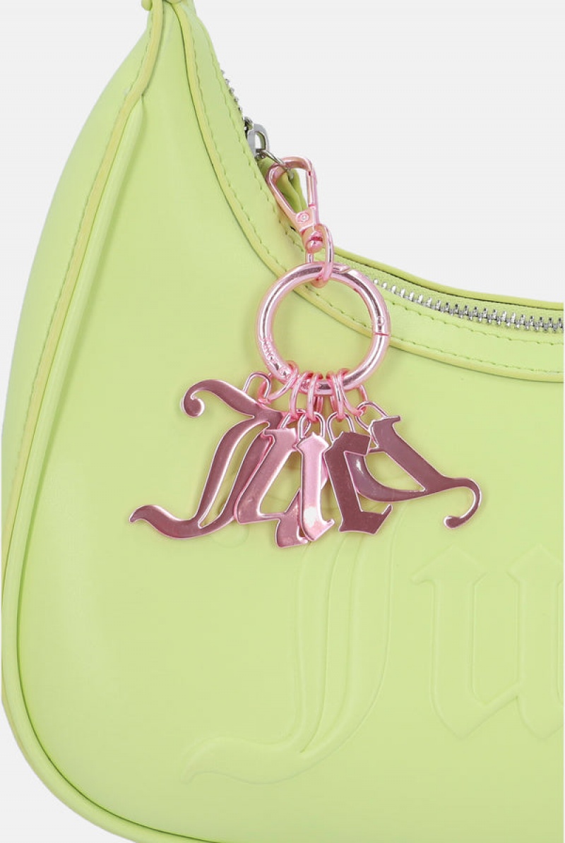 Juicy Couture Shiny Charm Key Fob Roze | JC-SN652314